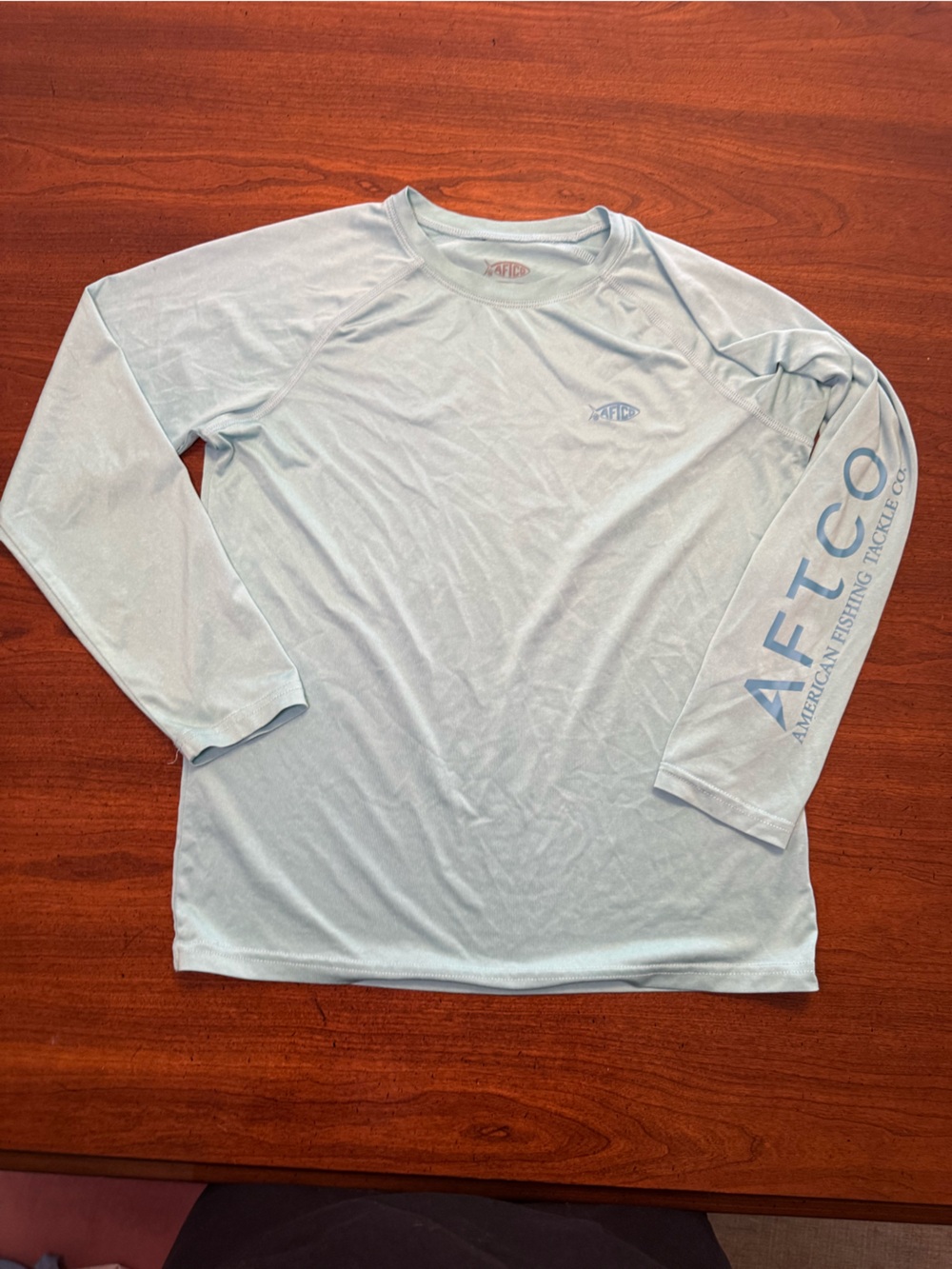 Aftco Youth Samurai Performance LS Shirt | Medium | Blue